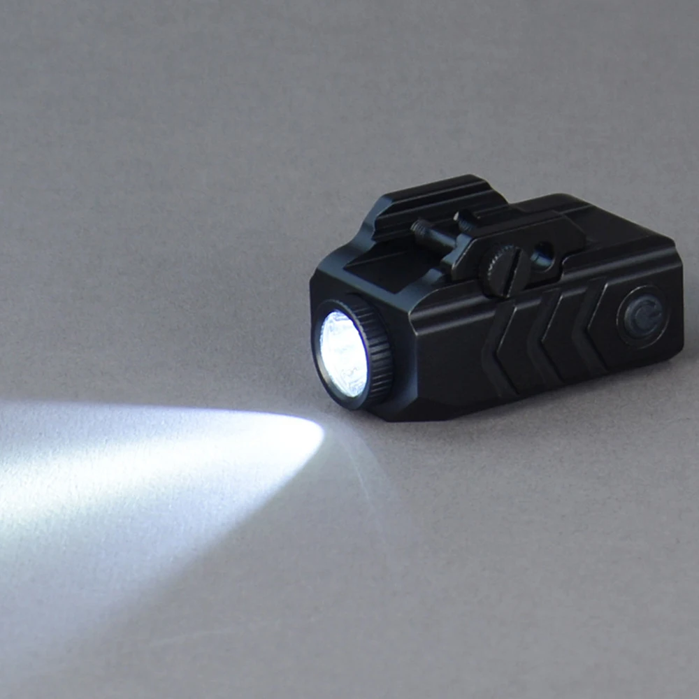 Pistola táctica, luz LED estroboscópica para riel de 20mm, arma Airsoft, linterna de caza, Mini lámpara de carga de luz LED para exteriores - imagen 4