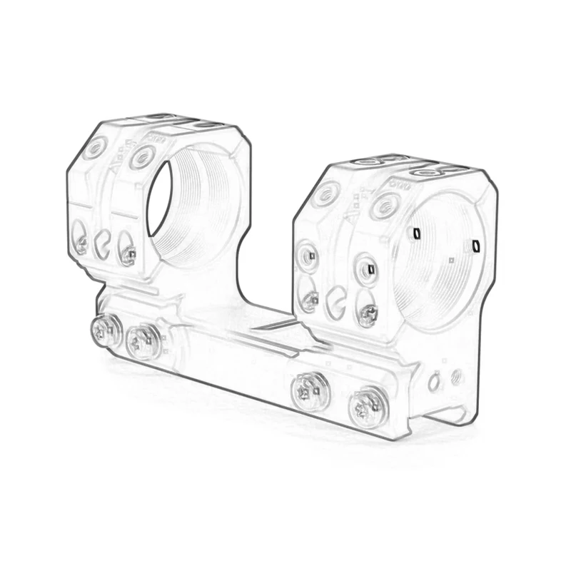 2024 nuevo SP-4002 de tubo de 34mm 4004 sólido 0MIL 0MOA soporte de alcance 38mm 1,5 pulgadas de altura con superficies para accesorios de mira de punto rojo - imagen 4