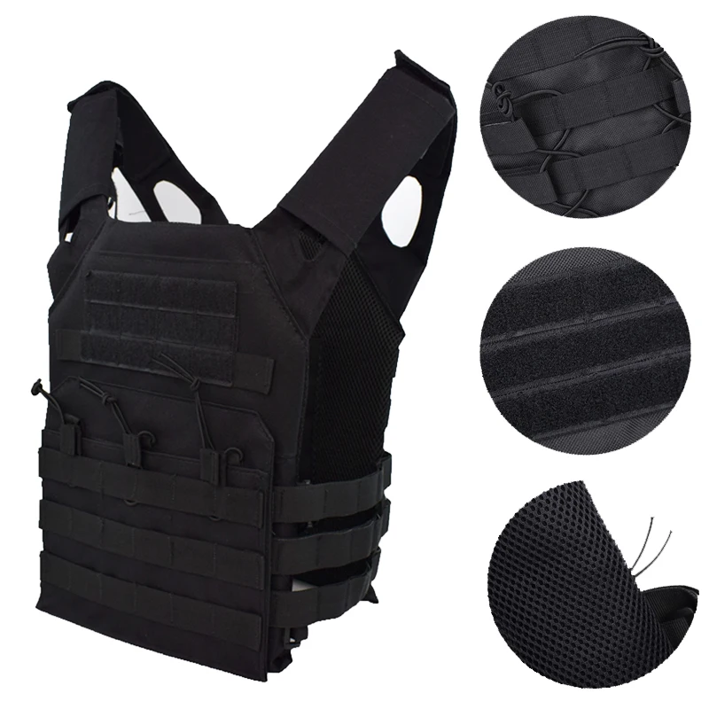 Chaleco táctico de caza JPC para hombre, equipo militar Molle, portador de placa, juego CS al aire libre, Paintball, Airsoft, armadura corporal - imagen 3