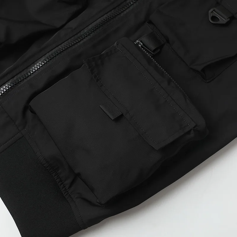 Chaqueta táctica multifuncional con múltiples bolsillos, ropa de trabajo informal suelta, chaqueta de vuelo - imagen 4