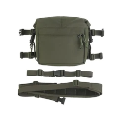 Paquete de expansión táctico Molle, bolsa de almacenamiento de gran capacidad para plataforma de pecho VE-86