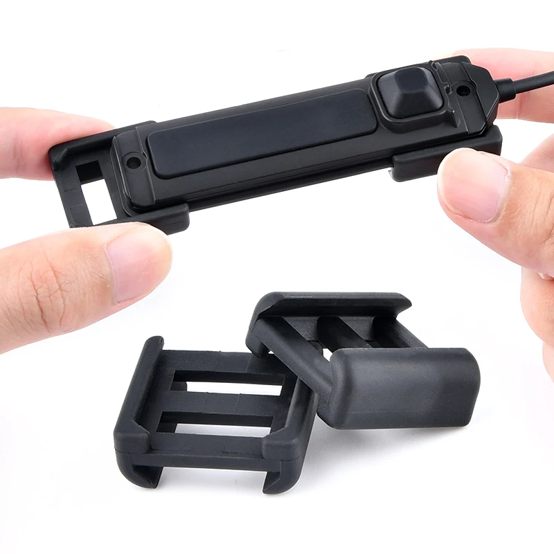 Panel de bolsillo para linterna táctica HL-X PEQ-15 D2, almohadilla de presión de nailon, ranura para interruptor de luz para arma, compatible con riel Picatinny de 20MM, Mlok Keymod - imagen 4