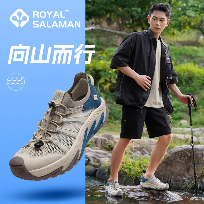 Zapatos SALAMAN Upstream senderismo hombre – quick dry transpirables - imagen 5
