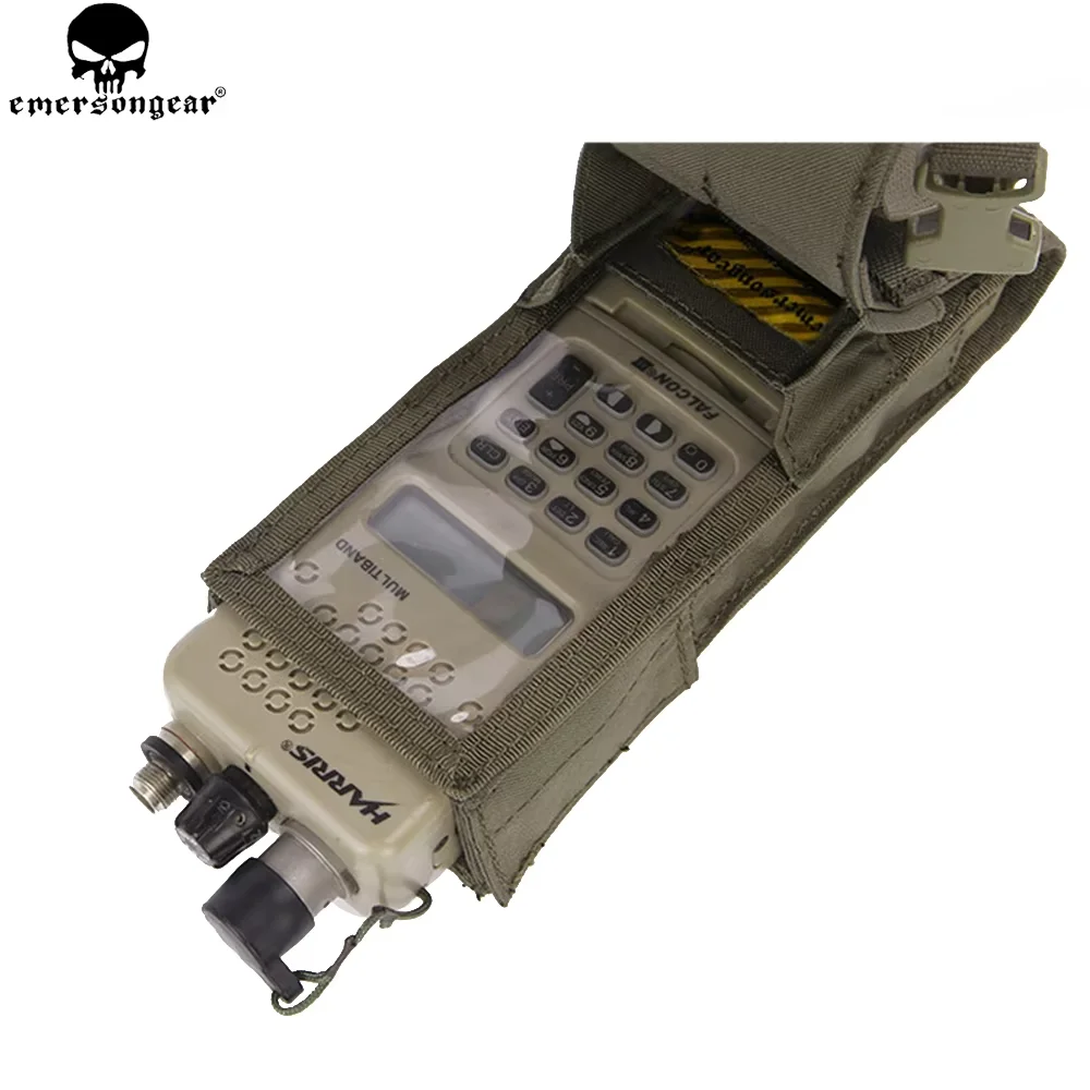 EMERSONGEAR PRC148/152 bolsa táctica para Radio Molle bolsa expuesta caza Airsoft Radio bolsa chaleco bolsa - imagen 5