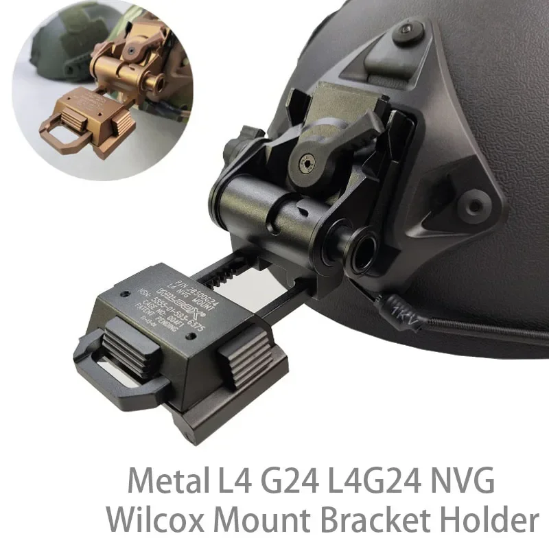Nuevos accesorios para casco en Metal CNC L4G24 Nvg montaje de aluminio apto para Ops Core Shroud Fast Wendy casco Mich Mount