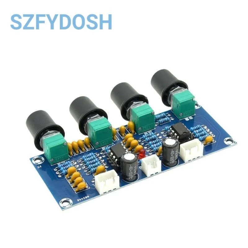 Preamplificador de placa de tono XH-A901 NE5532 con ajuste de volumen de graves agudos controlador de tono preamplificador para placa amplificadora - imagen 4