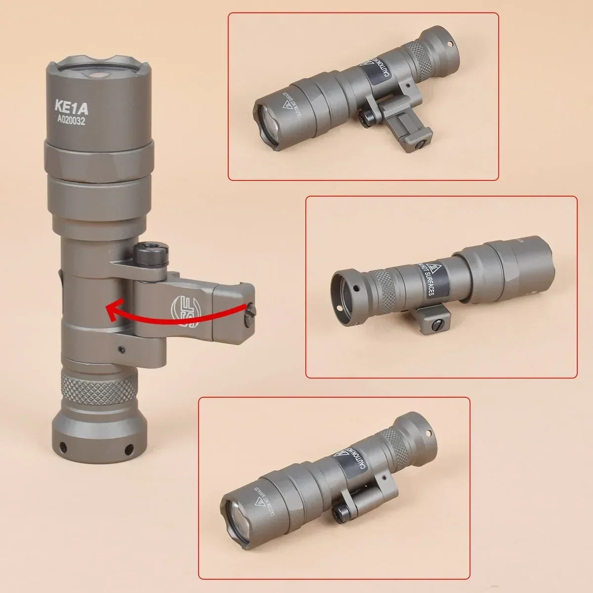 Surefire Linterna estroboscópica LED compatible Picatinny y M-LOK - imagen 5