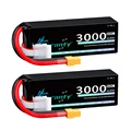 2pcs 22.2V 3000 XT60