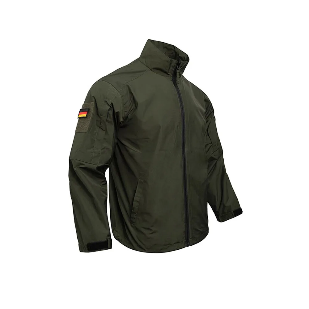 Chaqueta táctica Vintage para hombre, chaqueta deportiva de entrenamiento de ocio americano al aire libre con cremallera, chaqueta Vintage de estilo fresco y elegante para hombre - imagen 4