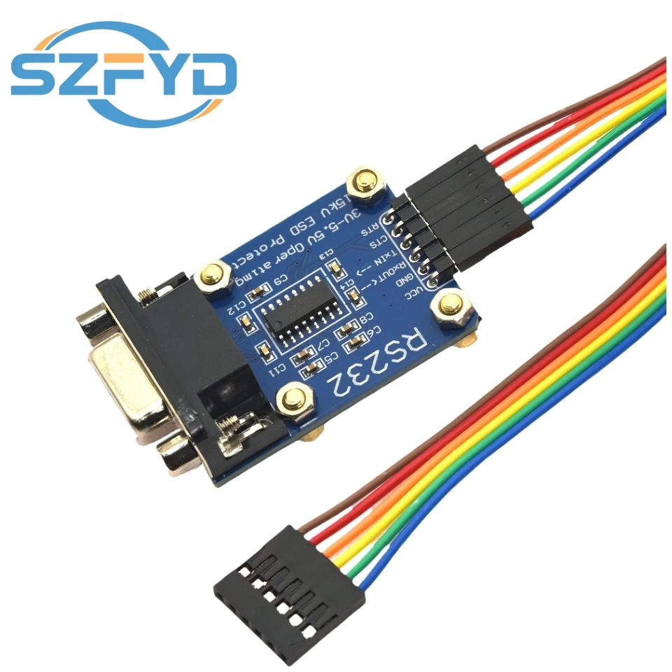 Módulo de puerto serie RS232 a TTL RS232 a UART SP3232 Cable intermitente con ESD - imagen 2