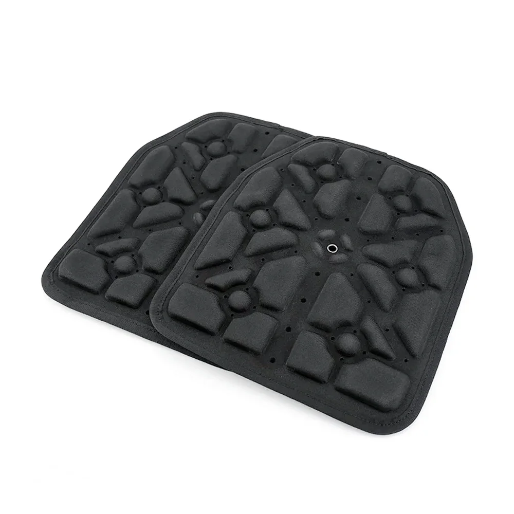 Chaleco táctico con placas faciales, almohadilla transportadora, deflector ligero, a prueba de golpes, transpirable y disipación de calor, 2 uds. - imagen 2