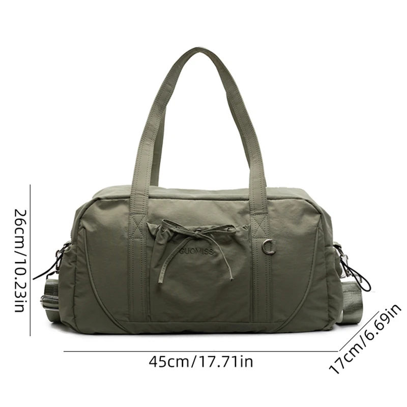 Bolso de hombro tipo bandolera para gimnasio, Fitness, deportes, gran capacidad, Yoga, natación, ligero, para viajes al aire libre, bolsa de corta distancia - imagen 3