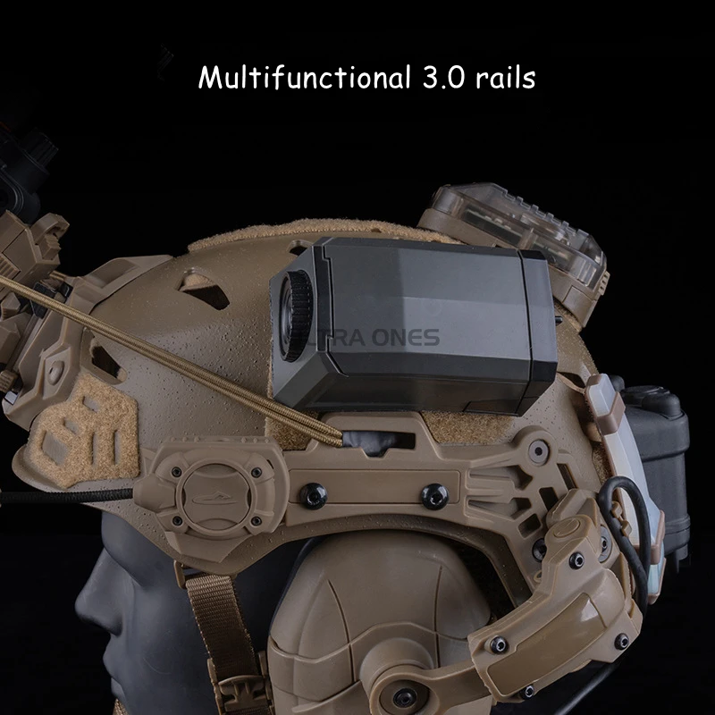 Casco táctico Wendy 3,0, versión de entrenamiento, sistema de suspensión de tamaño de cabeza ajustable, equipo de caza Airsoft, casco medio cubierto - imagen 5