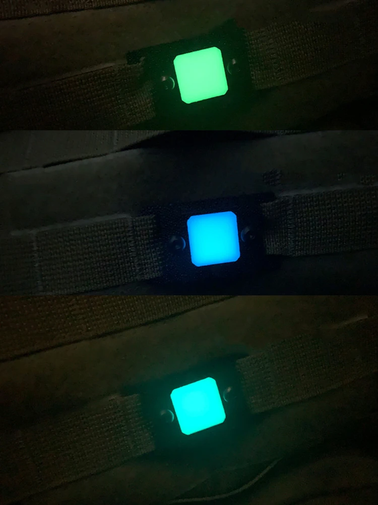 Hebilla táctica reflectante luminosa que brilla Molle, máquina de Clip decorativo, accesorios de mochila DIY - imagen 5