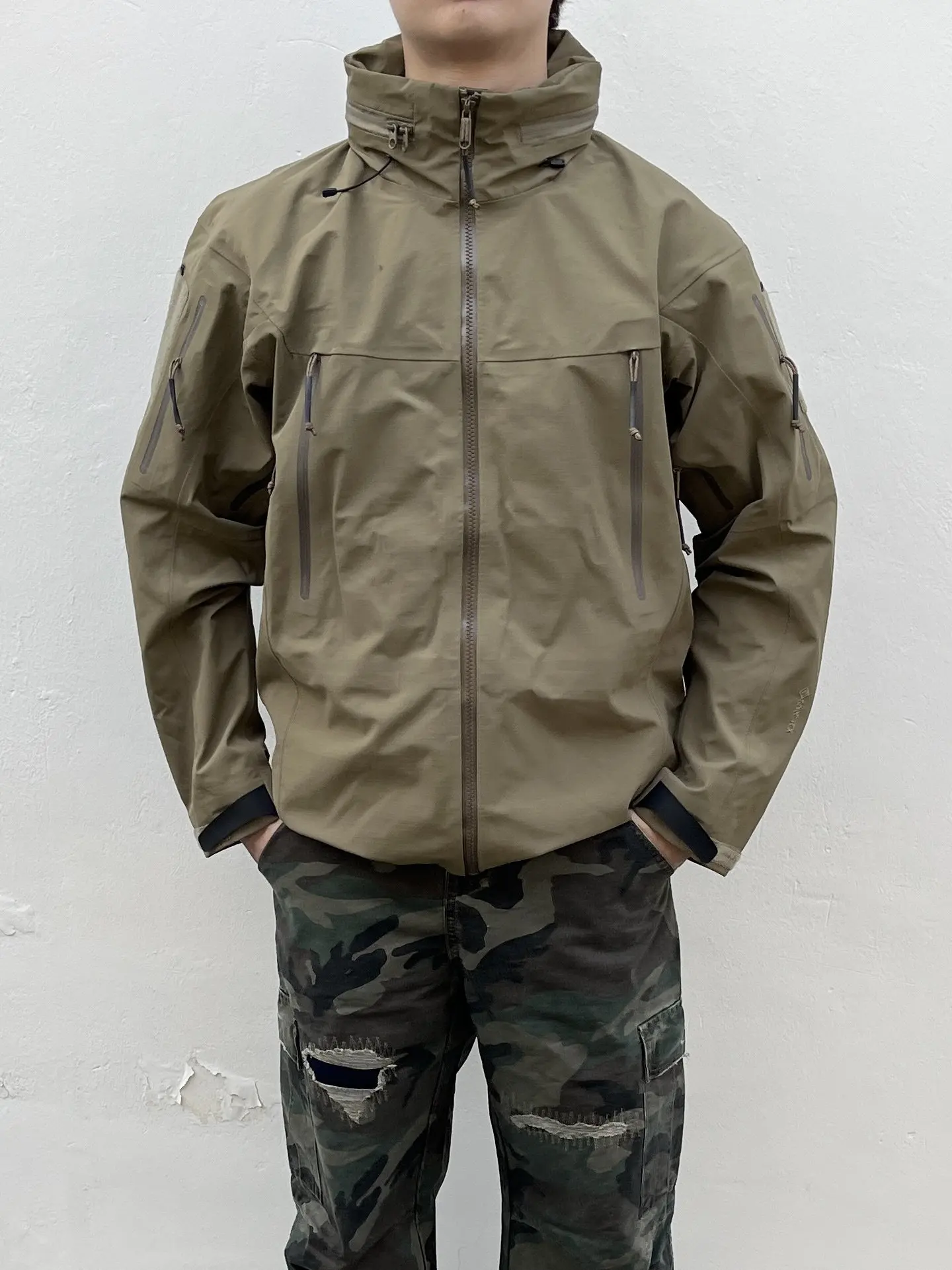 Chaqueta plumón hardshell con capucha – Exterior para montaña acampada - imagen 3