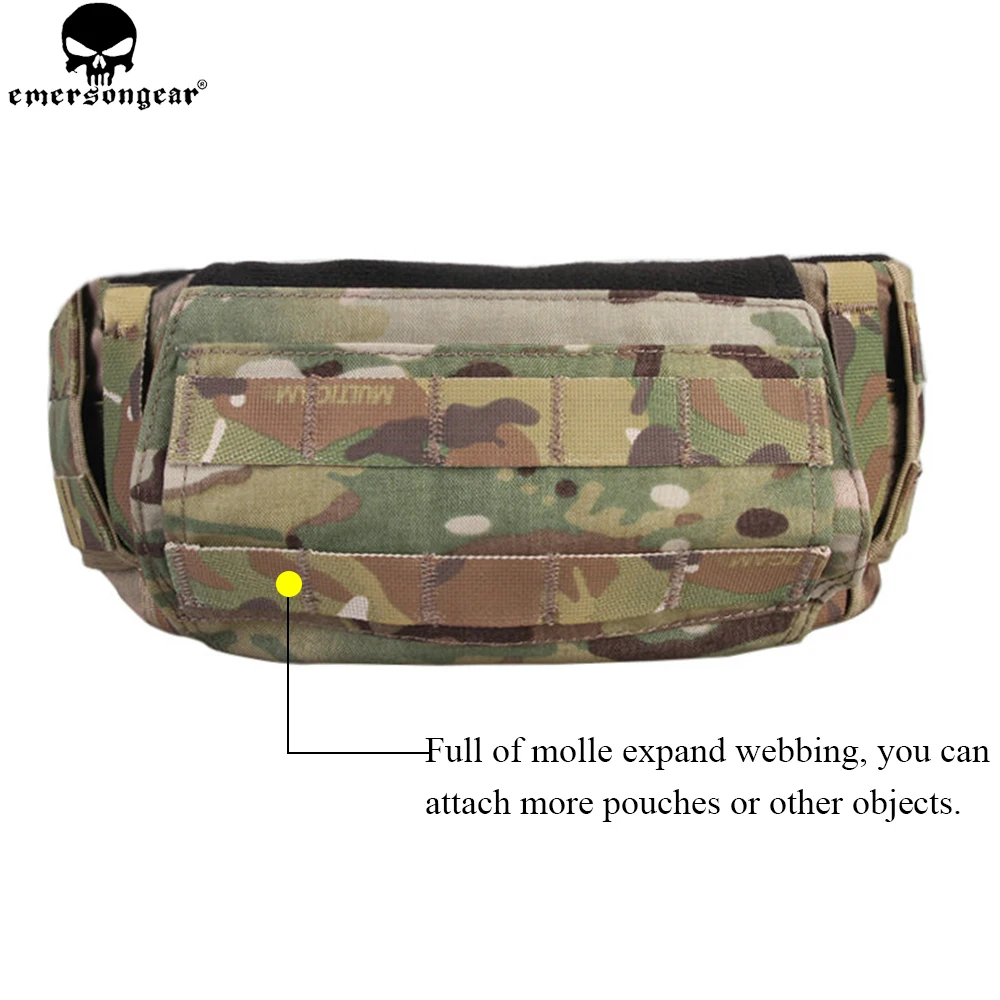 EMERSONGEAR AVS cinturón de perfil bajo Molle cinturón emerson accesorios de caza cinturón negro multicamuflaje EM9295 - imagen 3