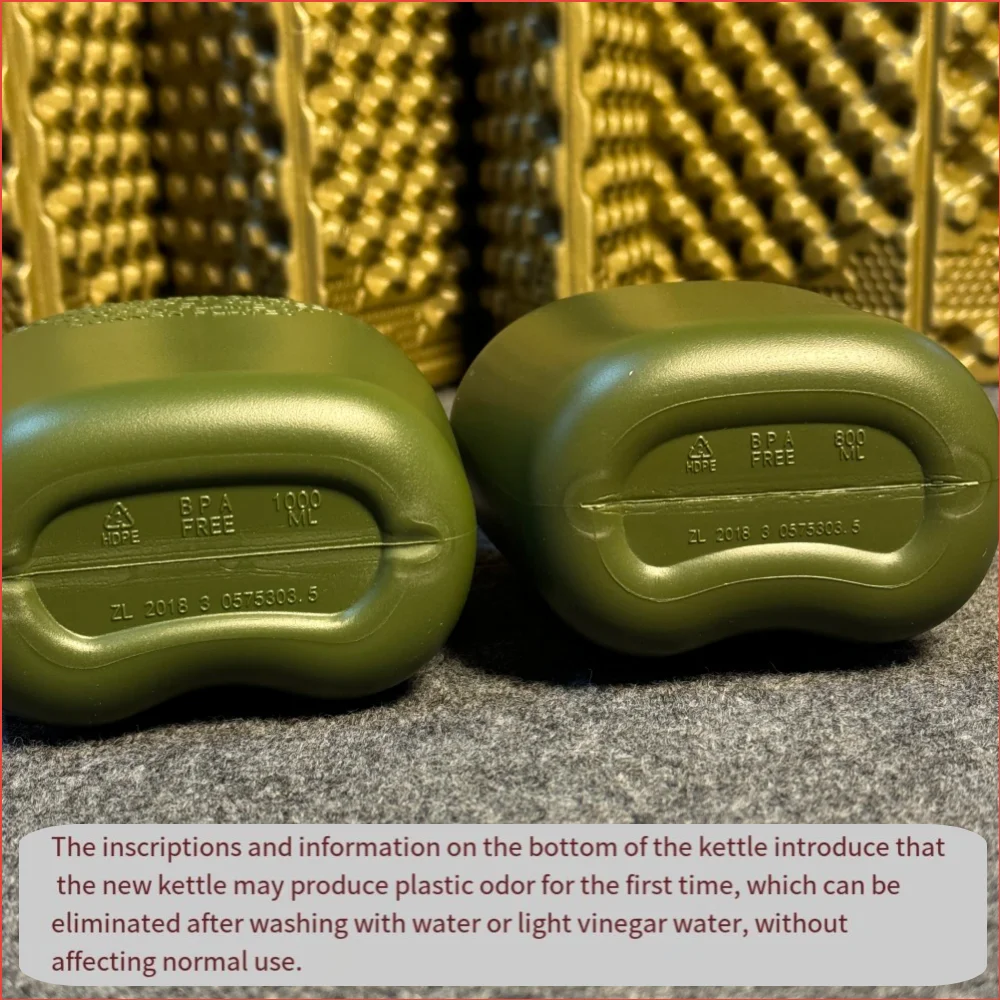 Botella de agua portátil anticolisión para escalada de montaña, botella de agua deportiva para acampar, botella de almacenamiento de plástico - imagen 4