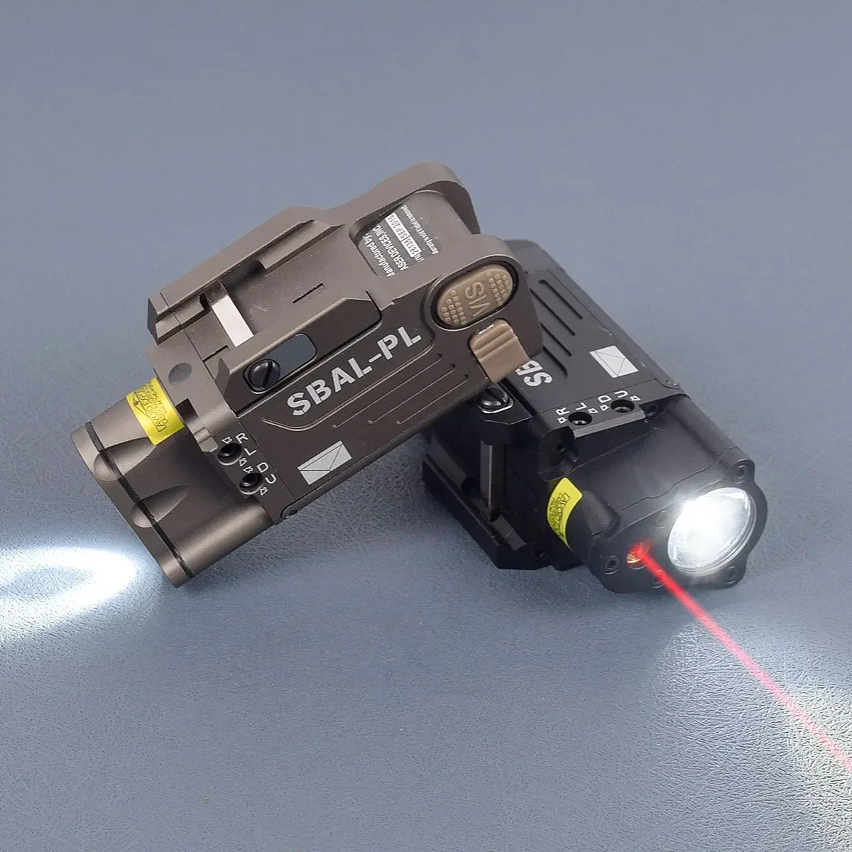 Arma táctica SBAL PL, explorador con láser rojo y verde, linterna estroboscópica constante SF X400, compatible con Rifle de pistola con riel Picatinny de 20mm - imagen 2