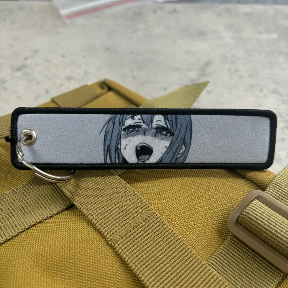 Parche táctico de moral de belleza Sexy para chica, llavero estampado, parche, insignia del ejército militar al aire libre, brazalete, mochila táctica, llaveros - imagen 5