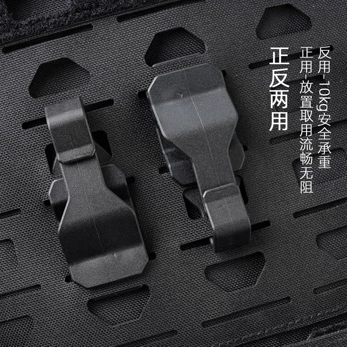 Clip de hebilla de cuerda Molle para exteriores, hebilla de gancho colgante de liberación rápida, hebilla de suspensión rápida, accesorios DIY - imagen 3