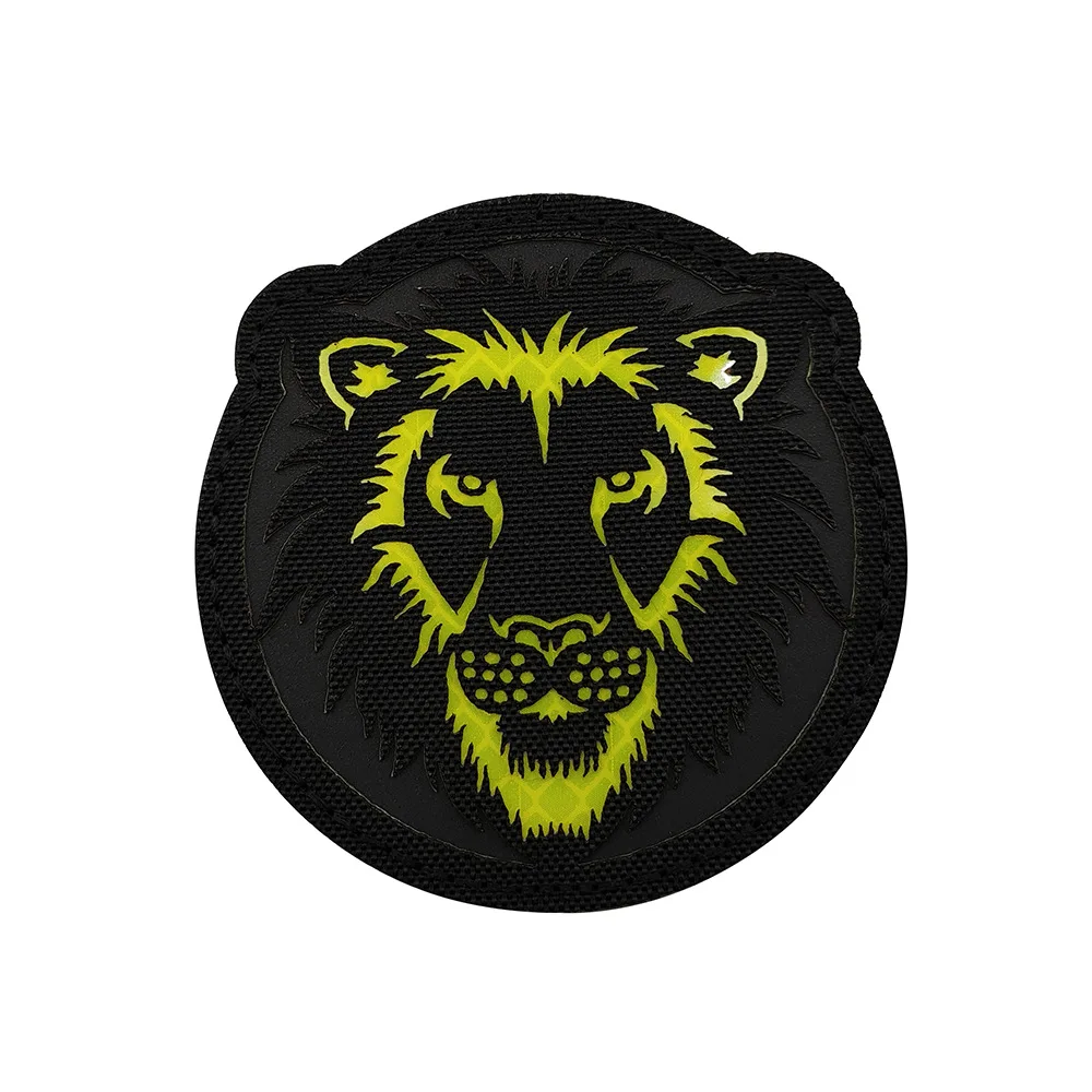 Nuevo diseño IR CP camuflaje reflectante Animal Avatar Tigre leopardo León Lobo brazalete luminoso mochila parches para ropa