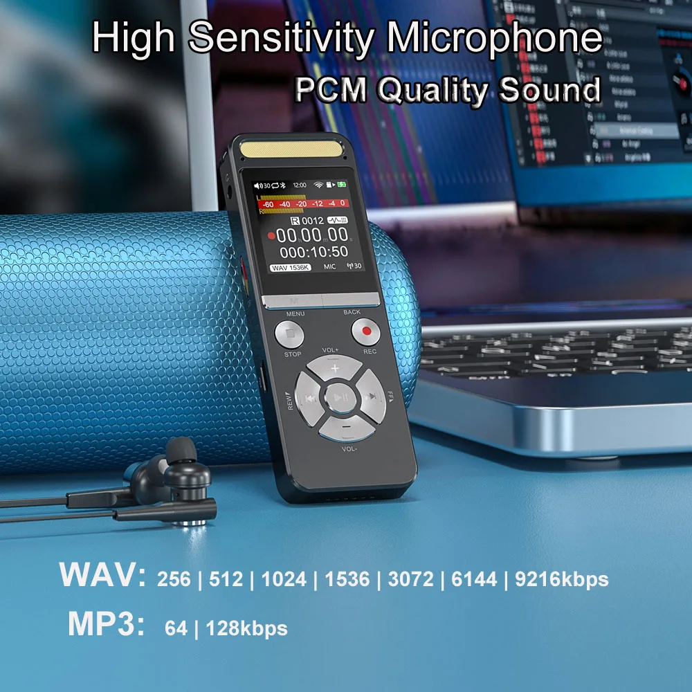 Grabadora de voz AI profesional 9126KBPS Audio de alta resolución para entrevistas reuniones conferencias colección de evidencias grabadora de reducción de ruido - imagen 5
