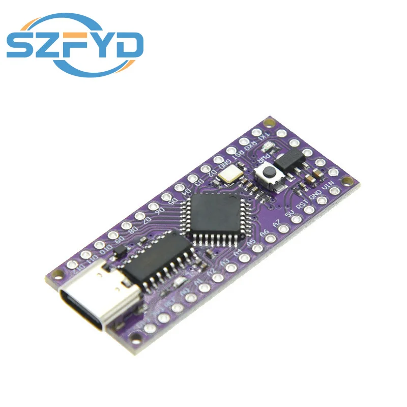 LGT8F328P-LQFP32 MiniEVB TYPE-C MICRO USB Compatible con ATMEGA328 Nano V3.0 LGT8F328P CH9340C / HT42B534-1 para Arduino - imagen 2