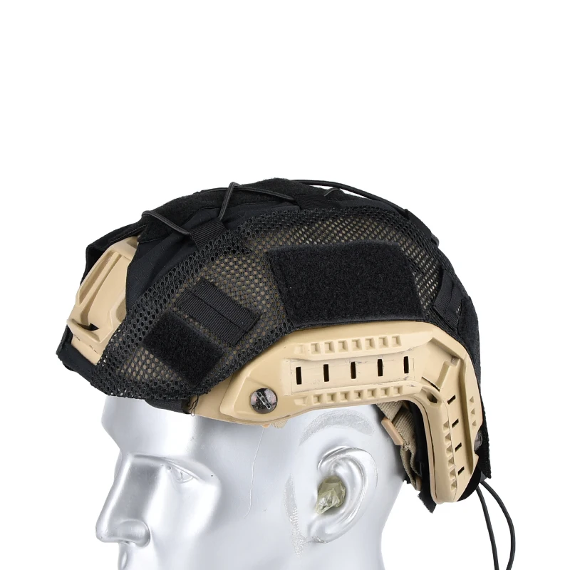 Wadsn cubierta de casco rápido táctico, luz de señal fija, nailon, cascos de caza, Fundas protectoras con cordón elástico, ajuste para deportes al aire libre - imagen 4