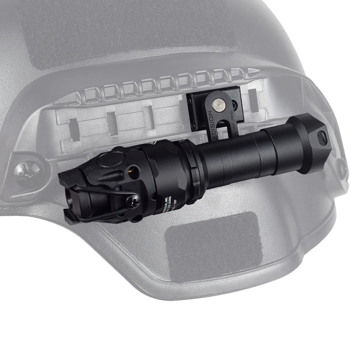 Soporte para casco CNC SS MAX para M300 M600 SureFire linterna Scout Light KIJI K1-10 iluminador IR OPS-CORE casco Picatinny Rail - imagen 4