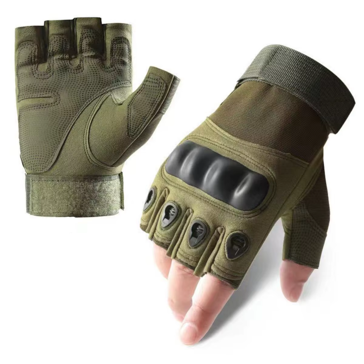 Guantes tácticos resistentes a impactos para entrenamiento y exterior