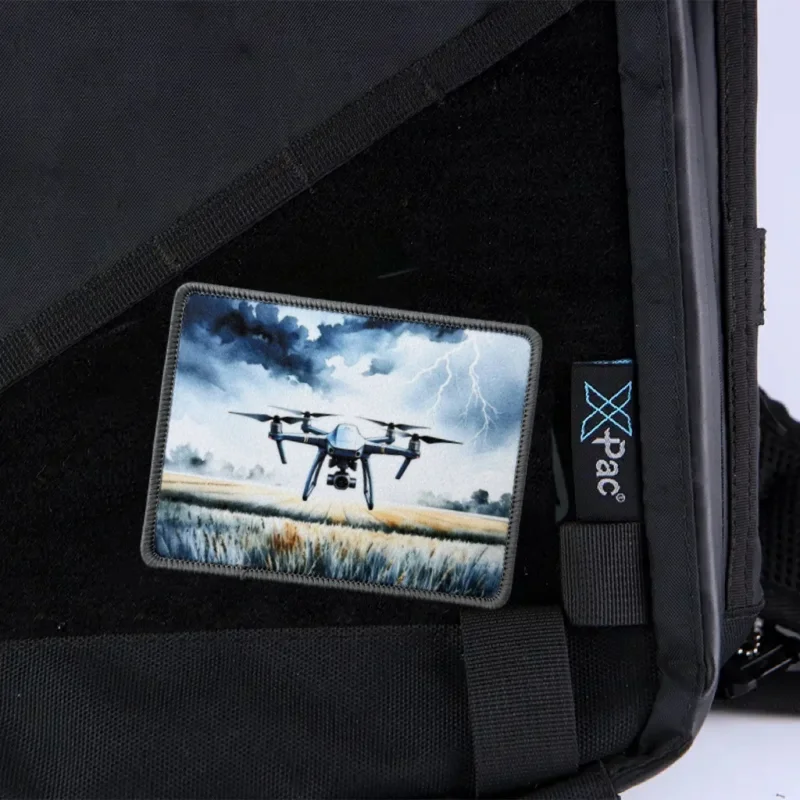 Parche con estampado táctico para Dron, insignia de moral militar, gancho y bucle, mochila, decoración de ropa, accesorio, pegatina, brazalete - imagen 5