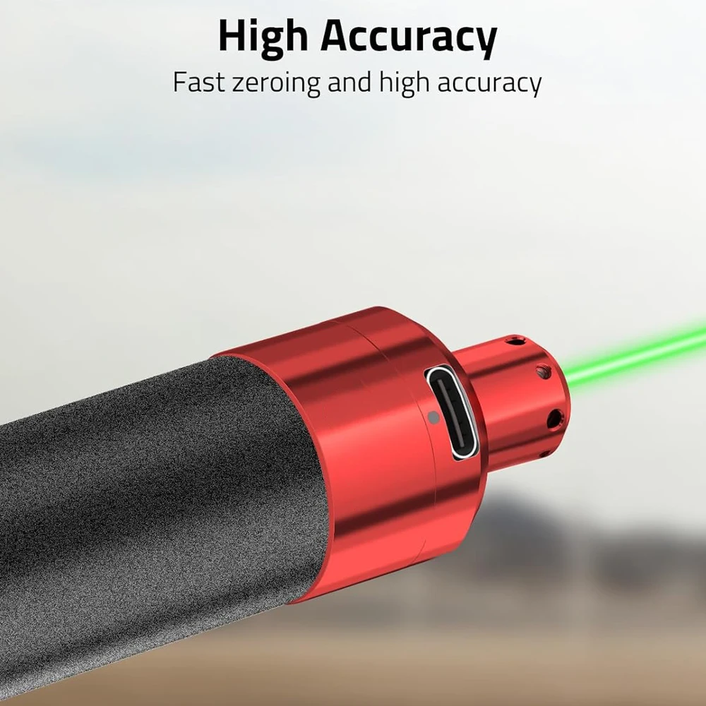 Mira láser táctica recargable con conexión magnética para armas - imagen 5