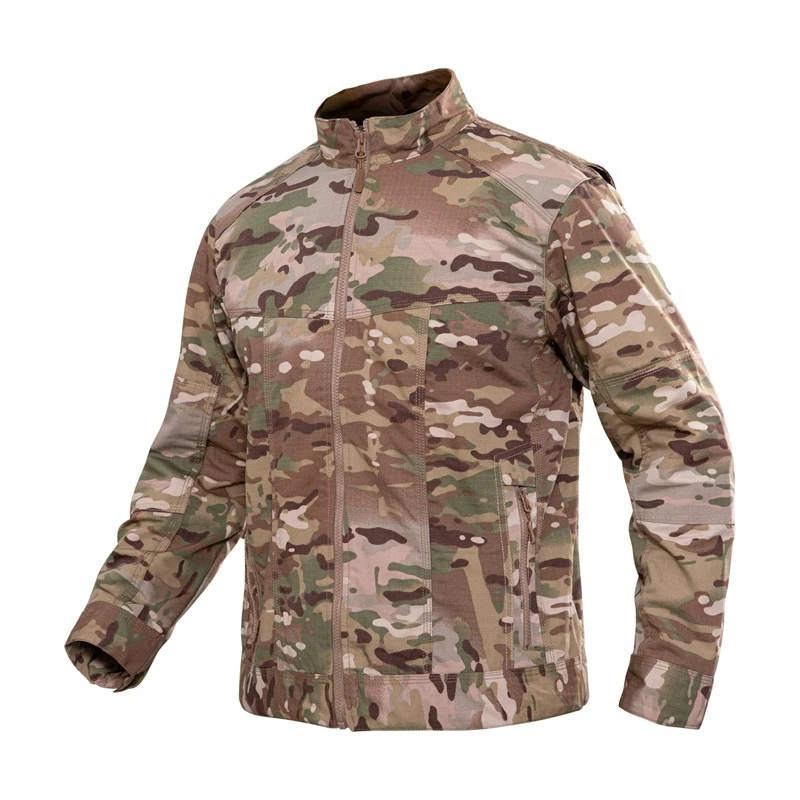 Chaqueta táctica de combate militar para hombre, abrigo térmico con capucha, de concha suave, a prueba de viento e impermeable, 2023 - imagen 2