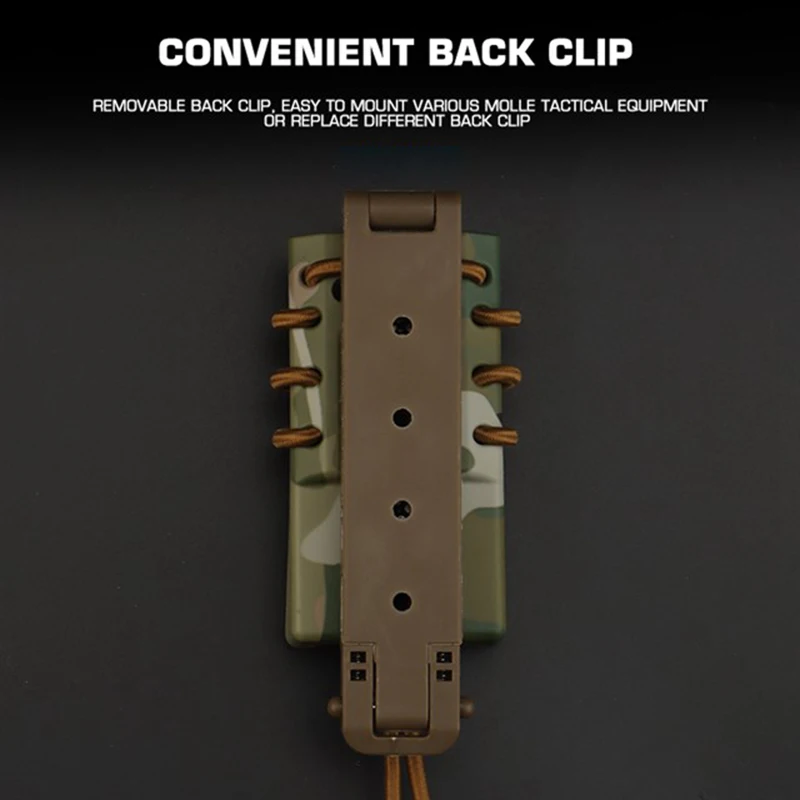 Bolsa táctica militar de 9mm para Glock, cinturón Molle de tracción rápida para pistola Mag de 9MM, 0,40, 357SIG .45CAP - imagen 5