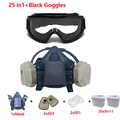 Gafas de Protección Negras 25 en 1