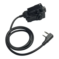Kenwood Botón PTT táctico MOLLE para auricular militar
