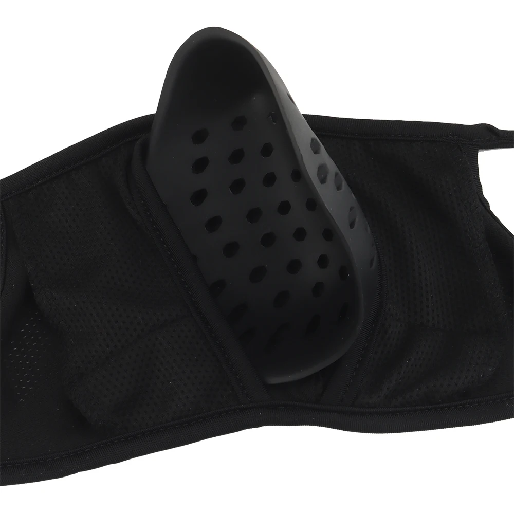 Máscara de Paintball de media cara transpirable, máscara de sílice suave, reciclable, a prueba de polvo, disfraz de Cosplay, accesorios tácticos de caza - imagen 4