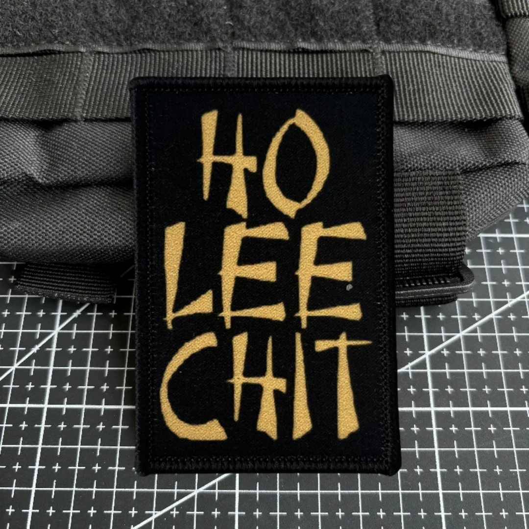 Insignia de moral táctica HO LEE CHIT, parches de gancho y bucle impresos divertidos para ropa, pegatina para mochila del ejército militar - imagen 5