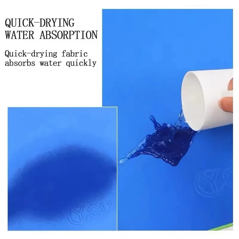 Toalla deportiva de microfibra de secado rápido, toalla de bolsillo portátil, ultraligera, absorbente, grande, para piscina, Fitness, Yoga, Playa - imagen 3