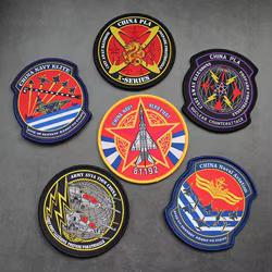 Parche bordado Aviación Naval China – Táctico para ropa y mochilas