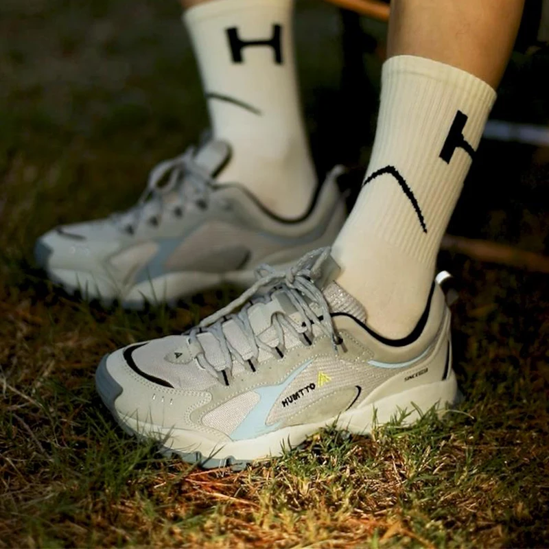 Humtto zapatos de senderismo al aire libre, zapatillas deportivas transpirables para exteriores para hombres, zapatos para caminar, zapatos de Trekking, zapatos casuales para correr para mujeres - imagen 3