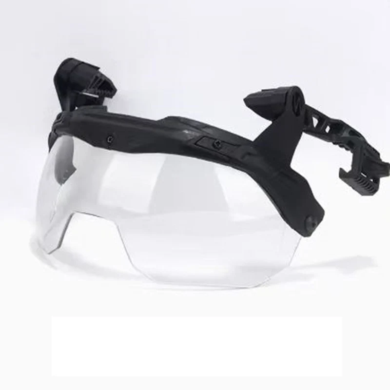 FMA Wendy casco riel abatible hacia arriba visera gafas de seguridad protección ocular seguridad táctica deporte al aire libre vidrio antiniebla TB1397 - imagen 2