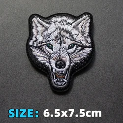 Parche Velcro bordado Tigre Lobo Oso – Insignia táctica MOLLE