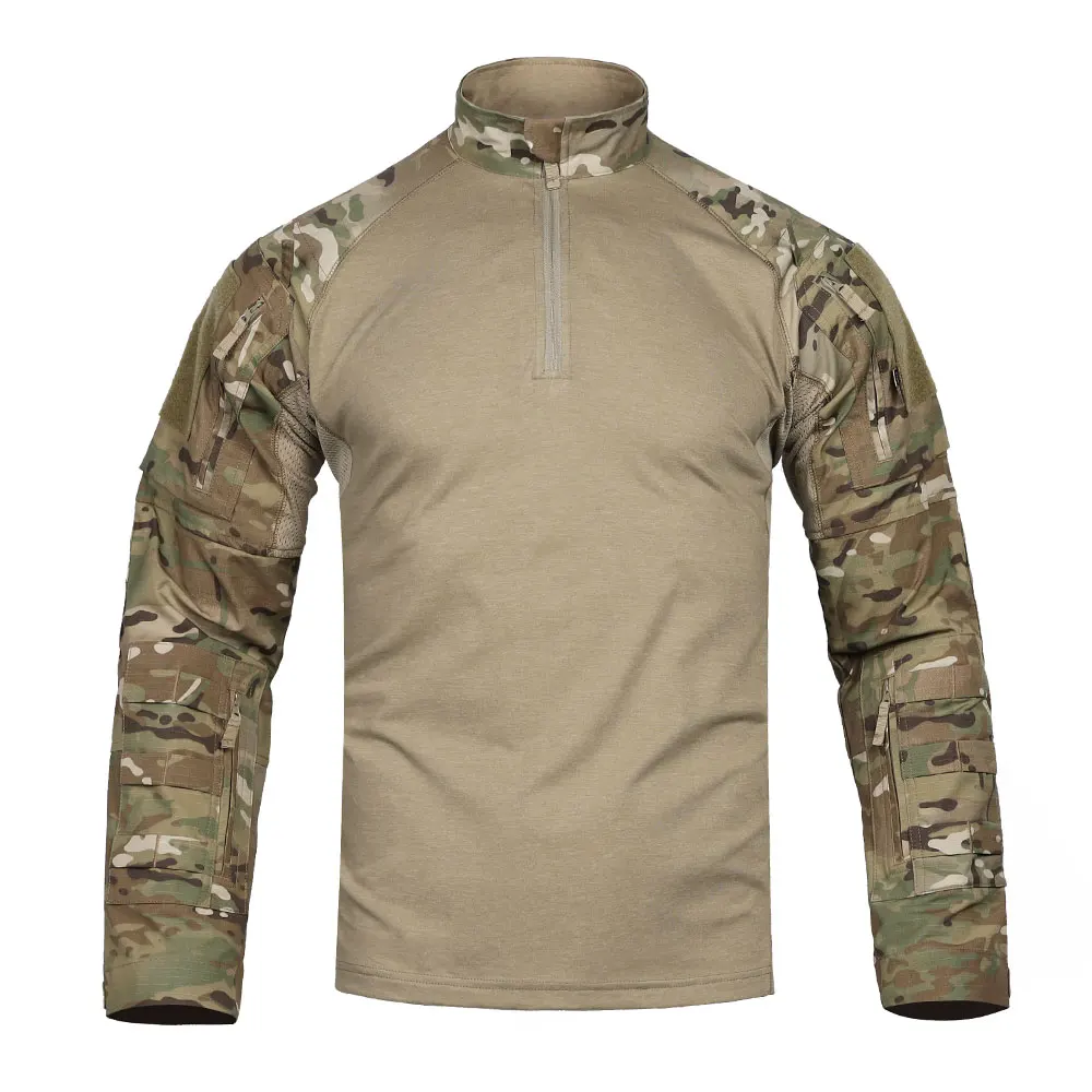 Camiseta táctica Emersongear Anaconda elástica 4 vías para caza