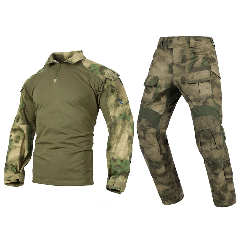 Conjunto táctico Emersongear G3 – Uniforme de combate camuflaje hombre