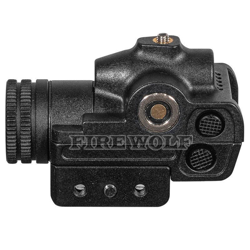 Luz de pistola con punto verde rojo, mira láser, linterna recargable, luz de arma de caza para riel Picatinny de 20mm - imagen 5