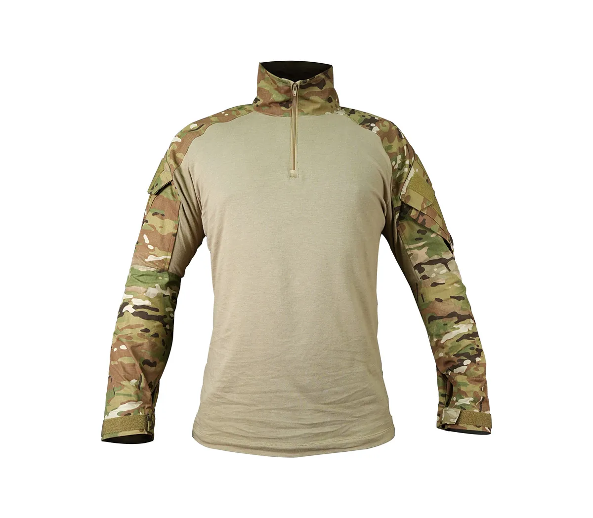 Vista frontal de camiseta milsim