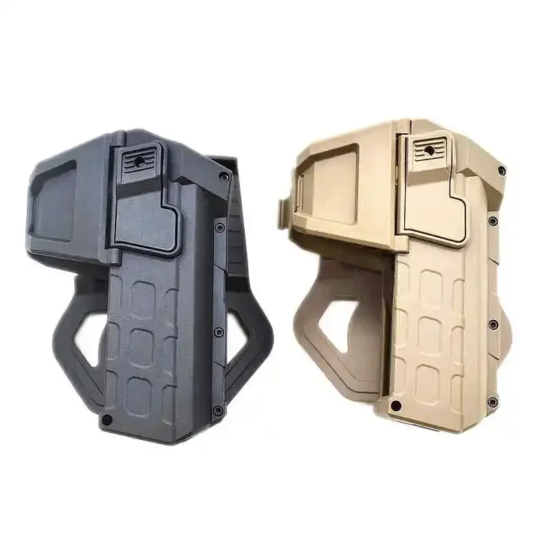 Funda táctica para G19 Gen1-4 con bloqueo móvil y linterna, estuche de tiro de caza montado con láser