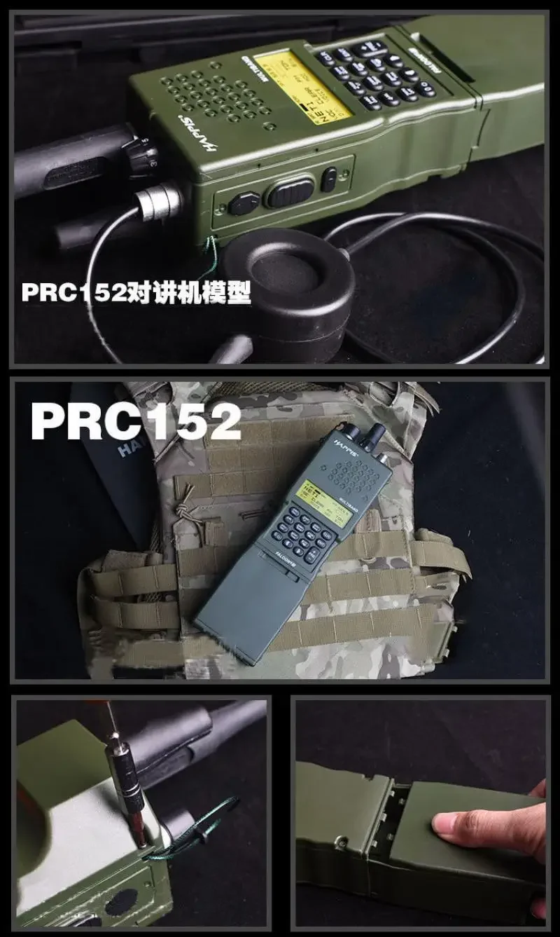 Maniquí táctico Airsoft AN/PRC-148/152, modelo de comunicación por Radio, estuche simulado - imagen 4
