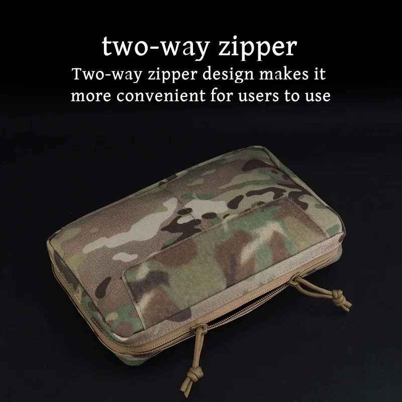 MOLLE-bolsa Universal Lateral mediana, bolso de utilidad GP, portador de placa, chaleco de almacenamiento frontal, EDC - imagen 3